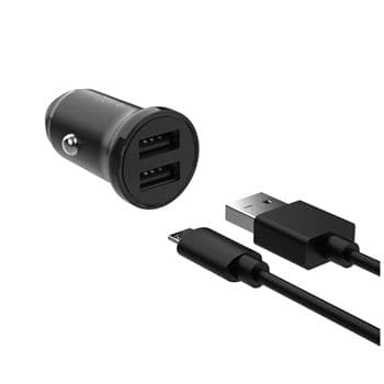 Nabíječka FIXED 2xUSB,USB micro USB kabel,1m, 15W