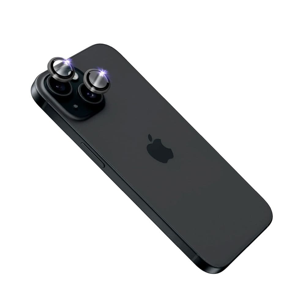 FIXED Sapphire Camera Glass iPhone 15 15+, černá