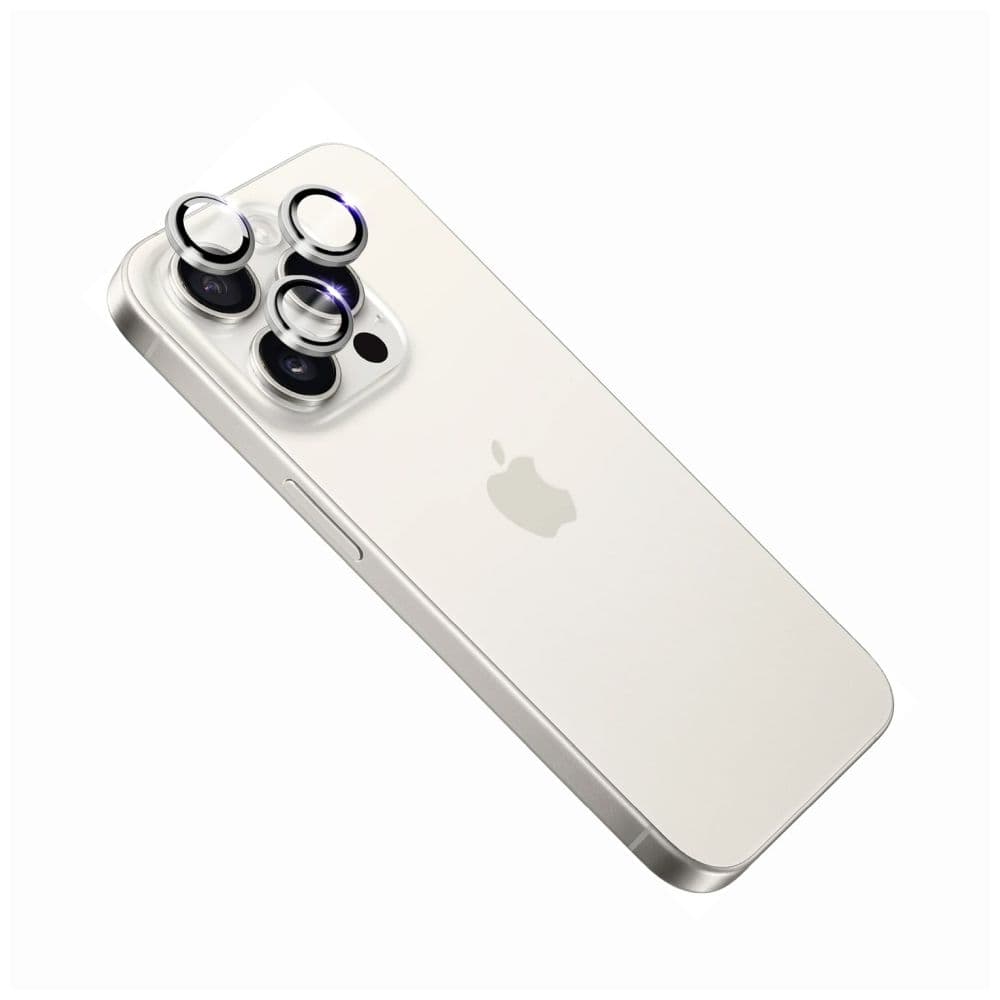 FIXED Sapphire Camera Glass iPhone 15Pro 15PM, sil