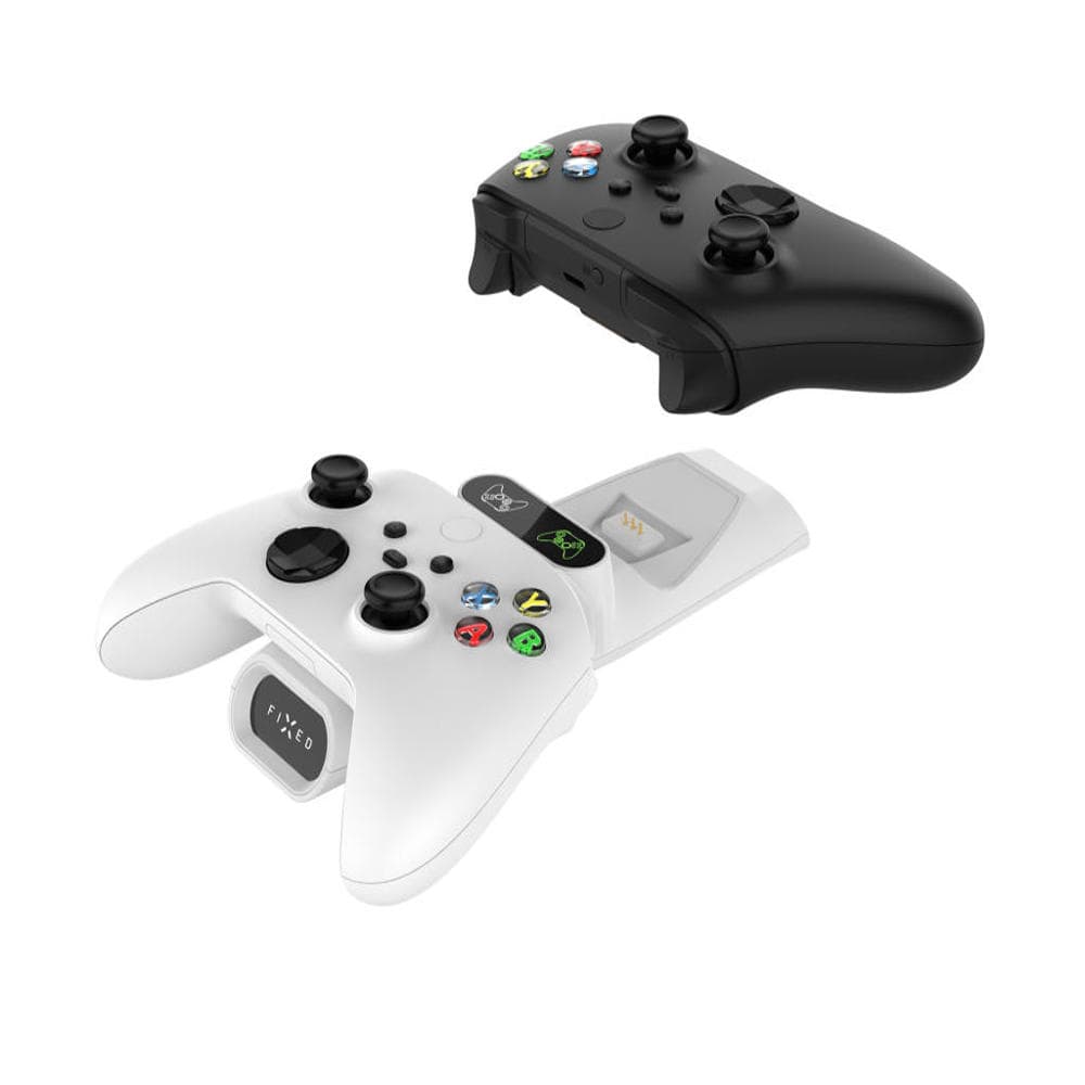 Dobíjecí stanice FIXED pro ovladače Xbox bílá