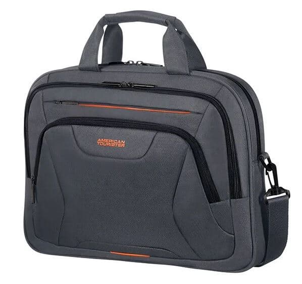 American Tourister AT WORK LAPTOP BAG 15.6" Black Orange