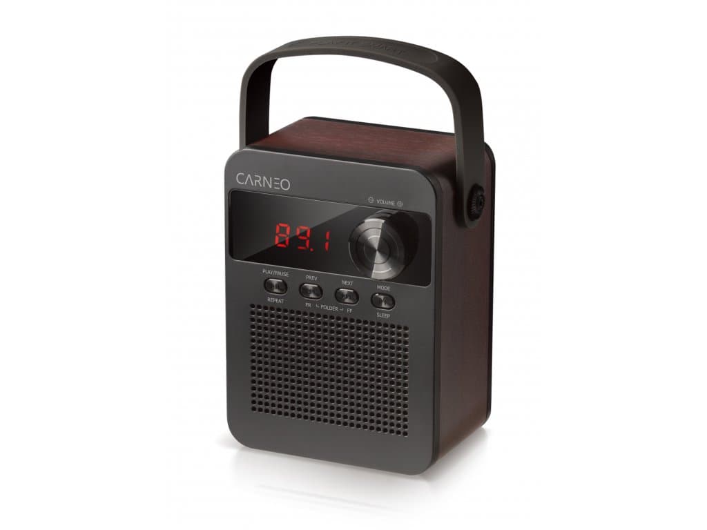 CARNEO F90 FM rádio, BT reproduktor, black