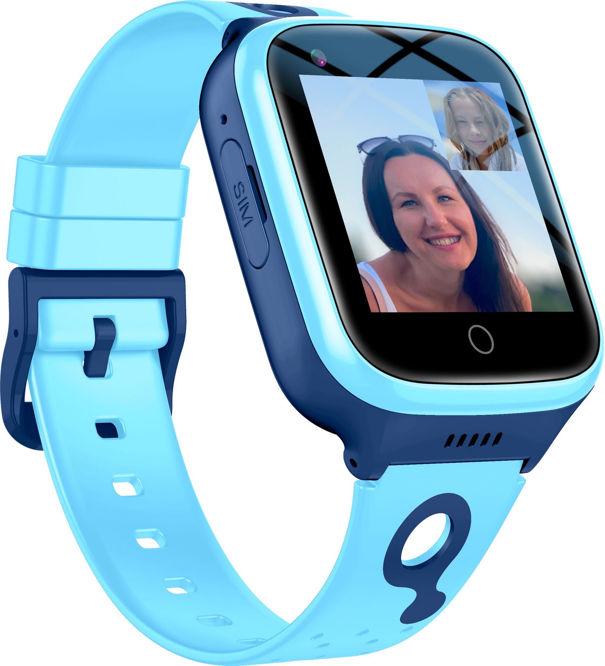 CARNEO GuardKid+ 4G Platinum Blue Sport Band Blue