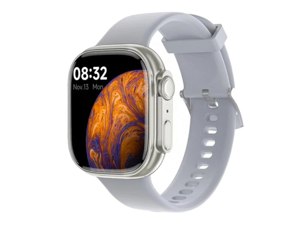 CARNEO Zephyr Ultra mini HR+ Silver Sport Band Blue-Gray