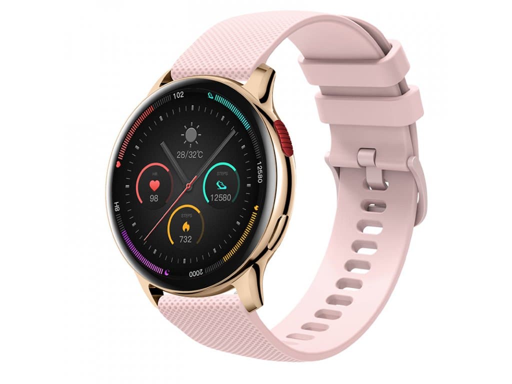 CARNEO Heiloo HR+ 2nd Gen Gold Sport Band Pink