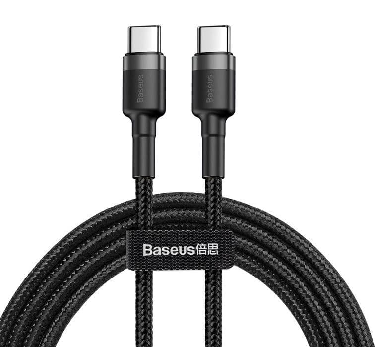 Baseus CATKLF-HG1 Cafule Kabel USB-C 60W 2m Gray Black