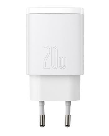Baseus CCXJ-B02 Compact Quick Nabíječka USB USB-C 20W White