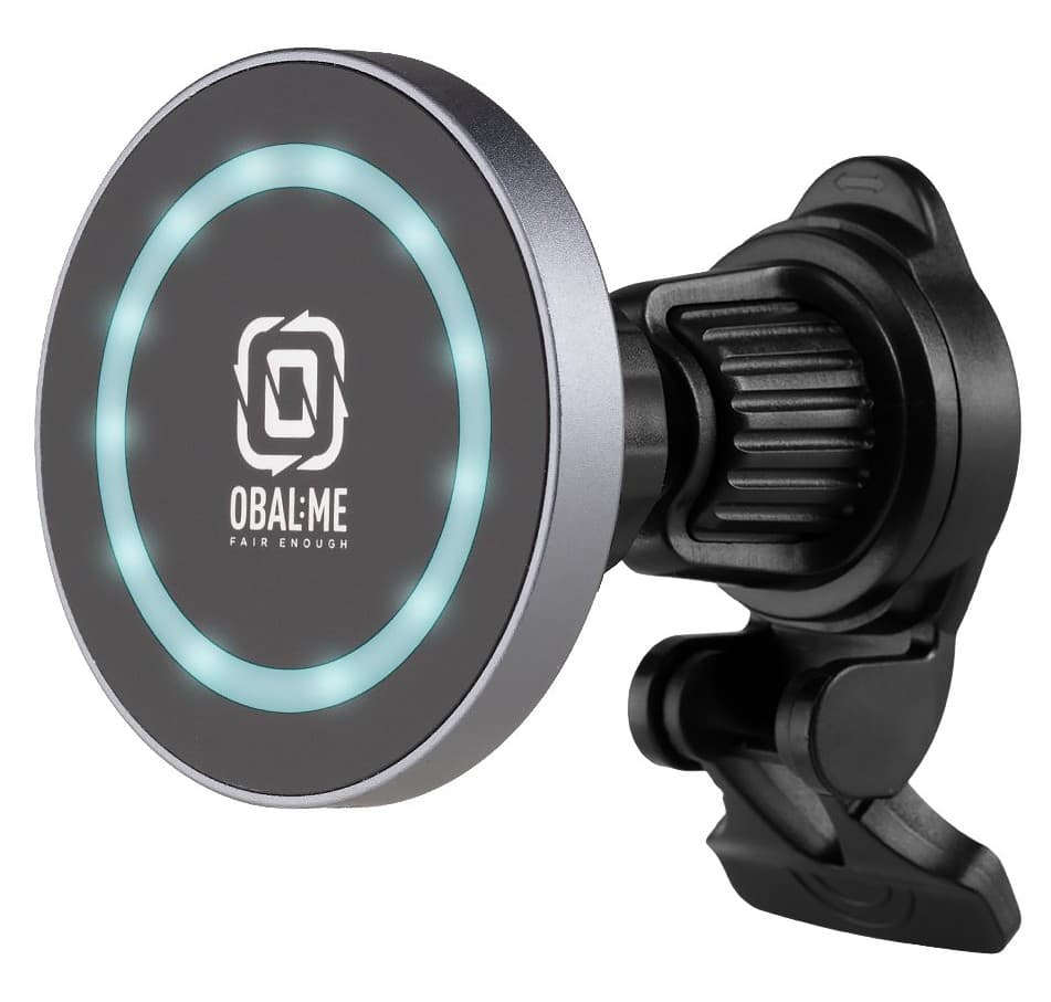 OBAL:ME MagNetix Aura Bezdrátový Nabíjecí Držák do Auta 15W Black