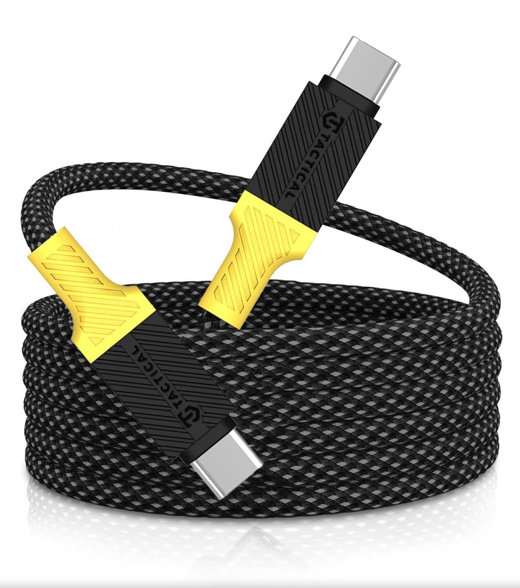 Tactical MagRope USB-C USB-C 1m Black Yellow