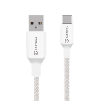 Tactical Stitch Thread Cable USB-A USB-C 0.3m White