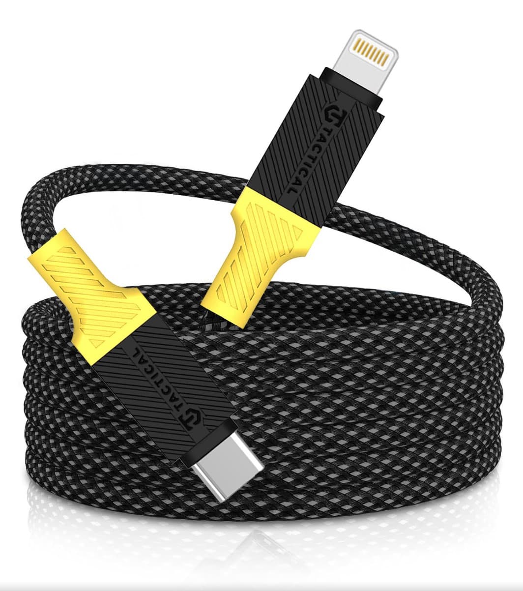 Tactical MagRope USB-C Lightning 1m Black Yellow