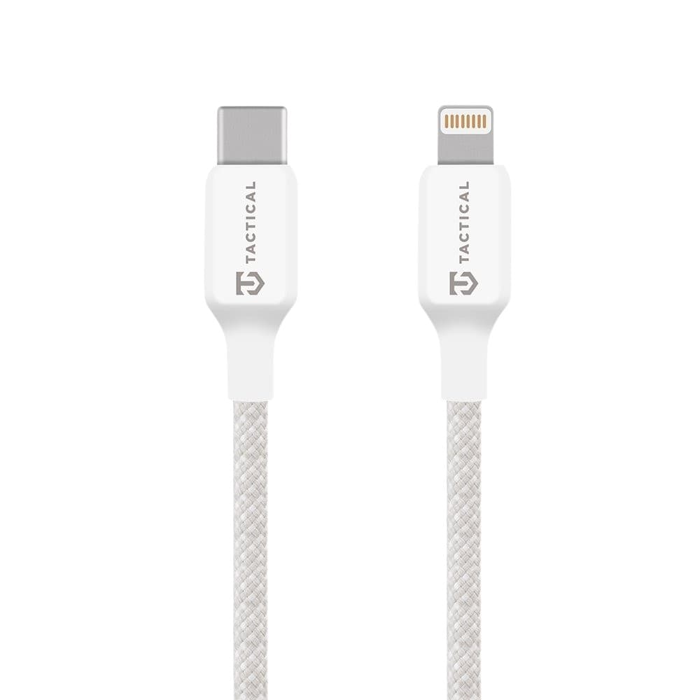 Tactical Stitch Thread Cable USB-C Lightning 2m White