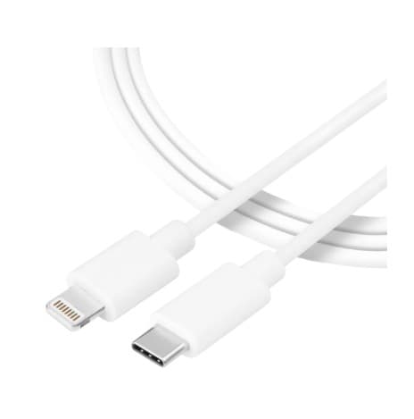 Tactical Smooth Thread Cable USB-C Lightning 1m White