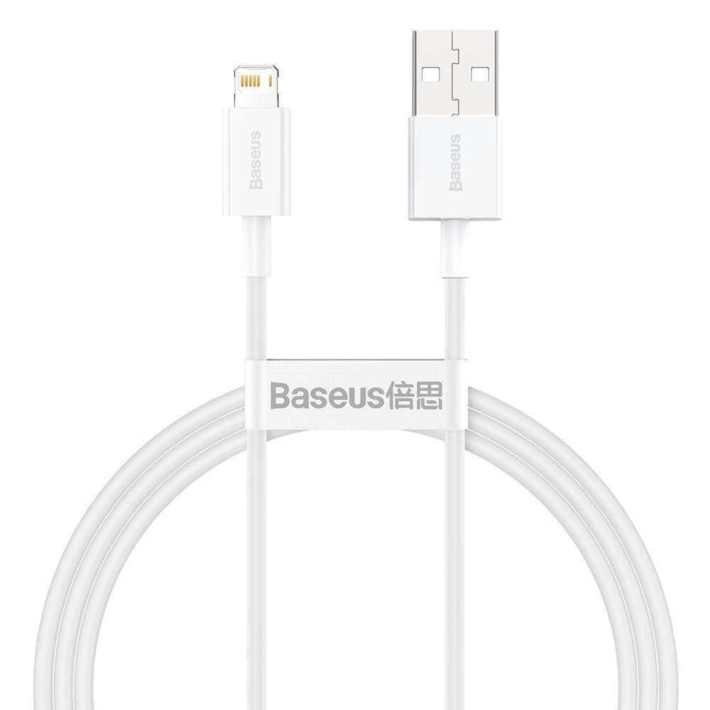 Baseus Datový kabel Superior Series USB Lightning 1m (2.4 A) bílá