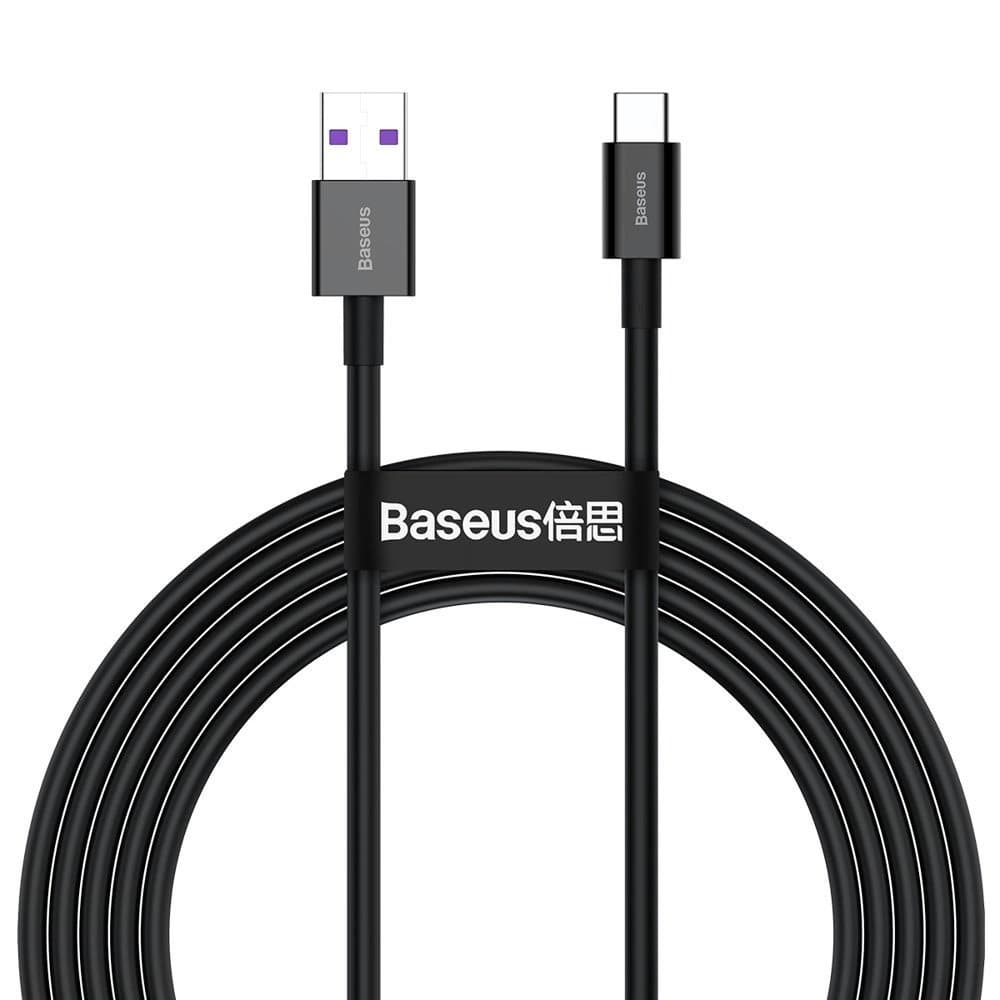 Baseus Datový kabel Superior Series USB USB-C 66W 2m (11V 6A) černý
