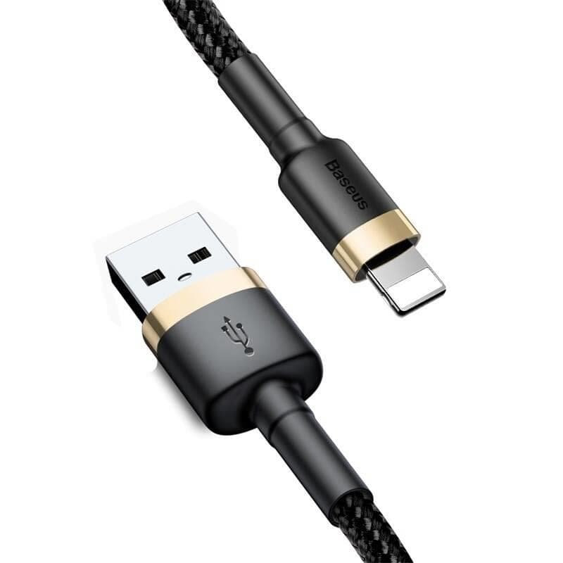 Baseus datový kabel Cafule USB Lightning 3m 2A černo-zlatý