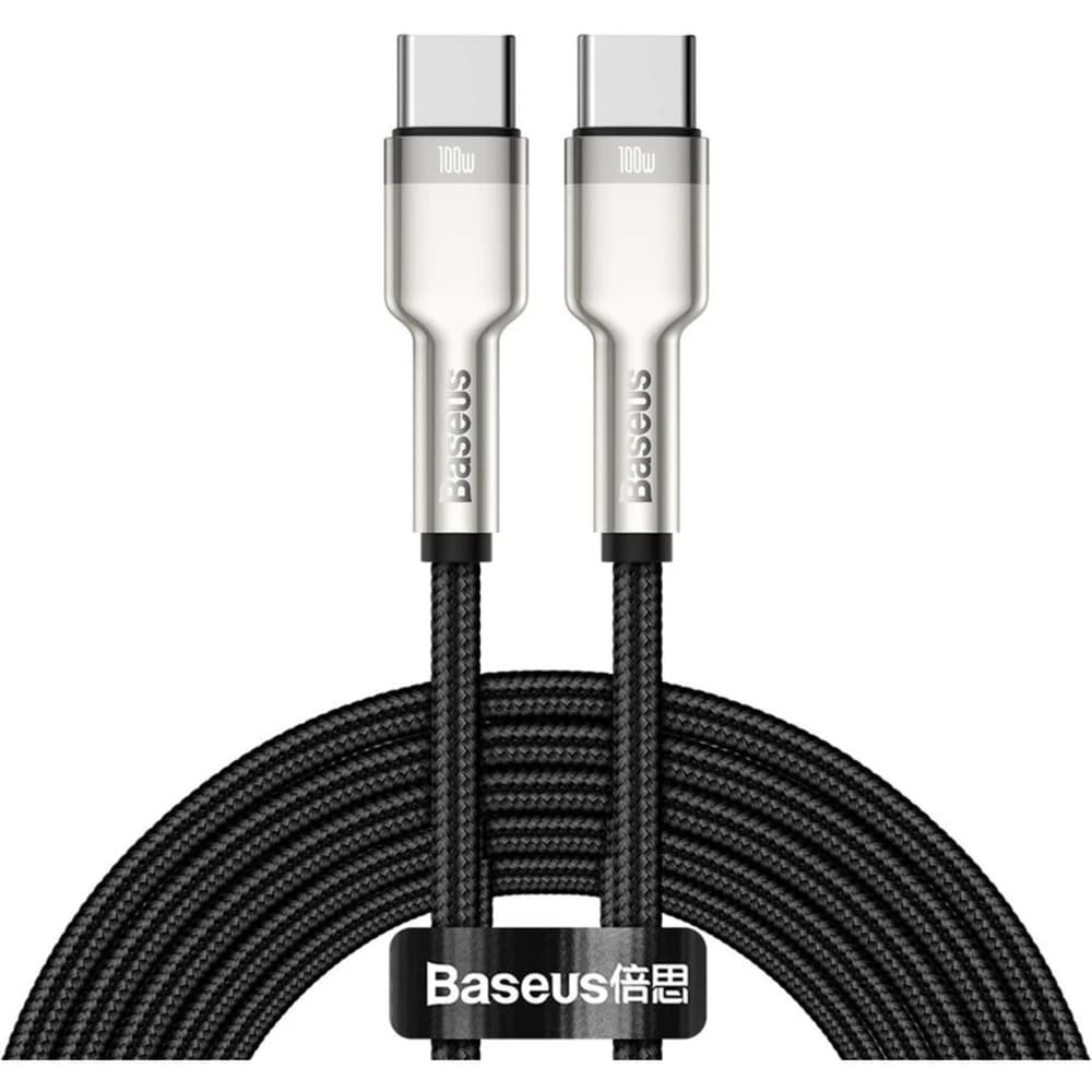 Baseus Datový kabel Cafule USB-C USB-C 2m 100W černý