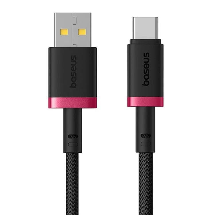 Baseus Rychlonabíjecí kabel Dura USB USB-C 1m 60W červeno černý