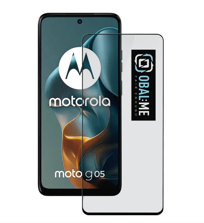 OBAL:ME 5D Tvrzené Sklo pro Motorola G05 E15 Black