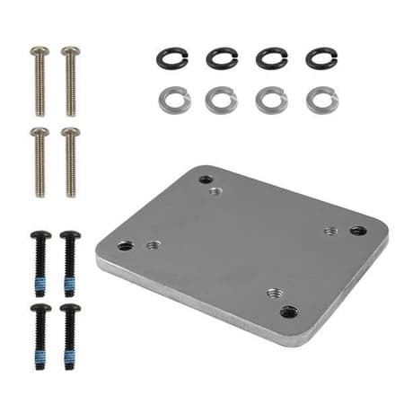 RAM 2.10" X 2.60" BACKING PLATE W HARDWARE