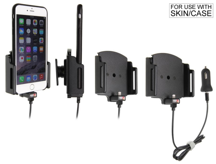 Brodit držák do auta na Apple iPhone 6 Plus v pouzdru, nastavitelný, s nabíjením z cig. zapal.