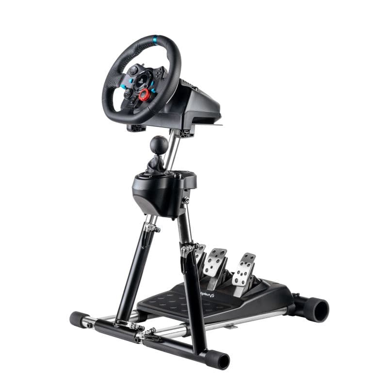 Wheel Stand Pro, SUPER G7 stojan na volant +RGS, pro LOGITECH G29 G920 G27 G25 (DELUXE V2)