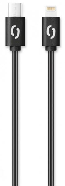 ALIGATOR Datový kabel POWER 3A, USB-C lightning černý
