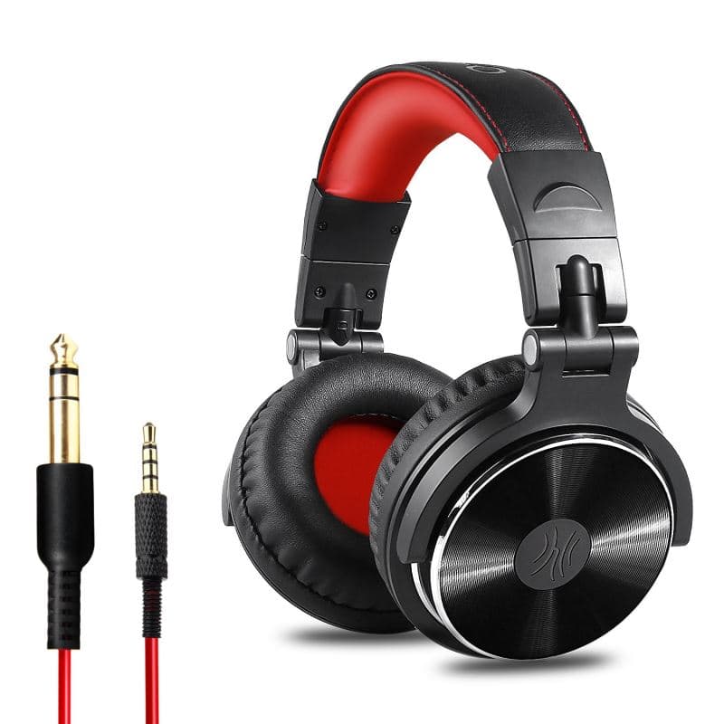 OneOdio Pro-10 DJ Jack Červená