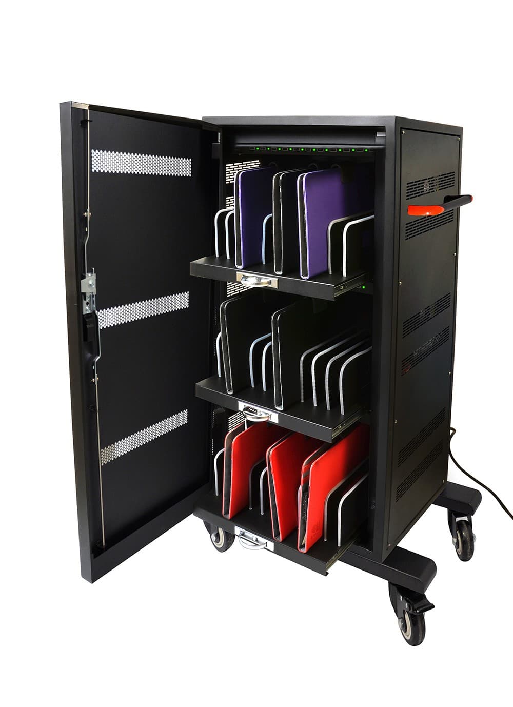 PORT CONNECT CHARGING CABINET 30 UNITS, černý