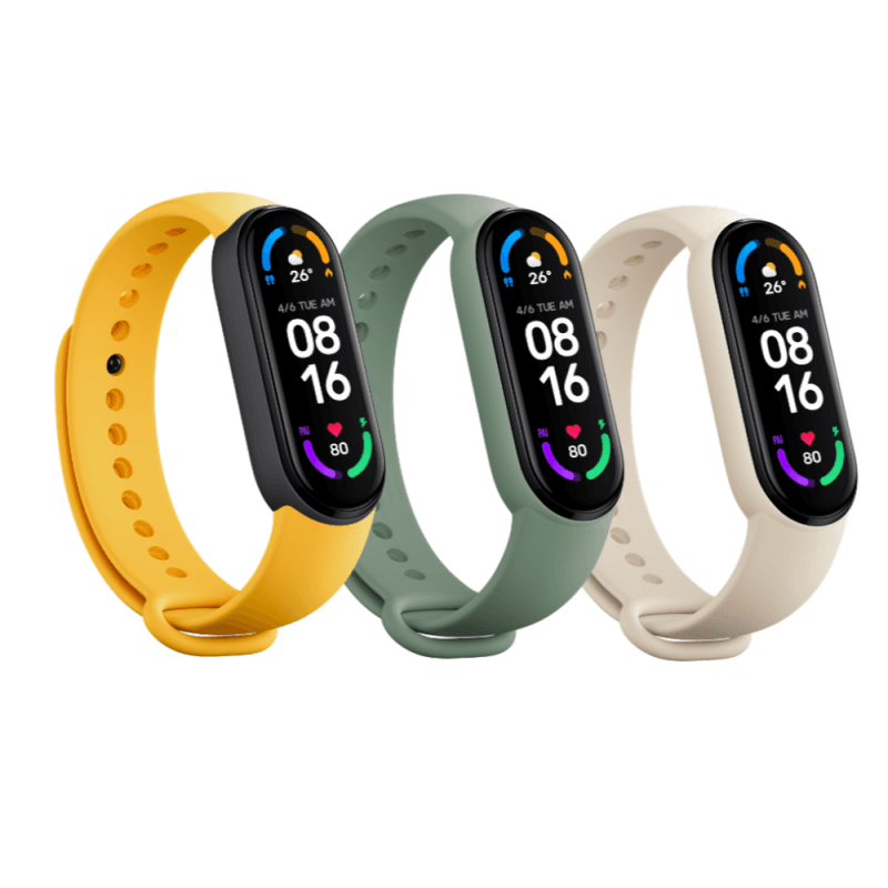 Xiaomi Mi Smart Band 6 Strap(3 pack) Ivory Olive Yellow