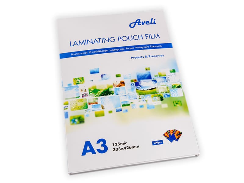 Laminovací fólie AVELI A3 250 mic (2x125), lesklé