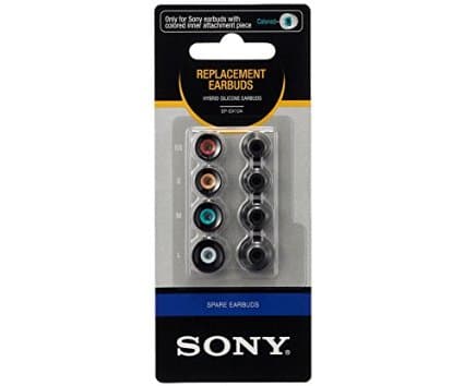 SONY náhradní silik. koncovky do sluchátek, černé