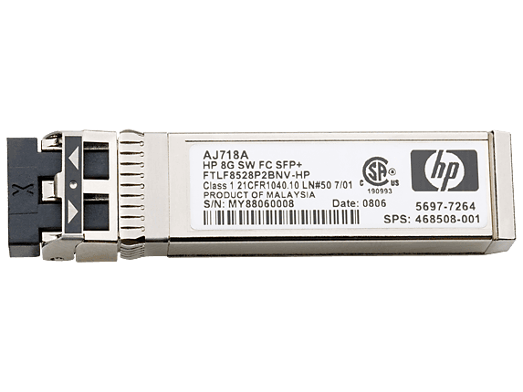 HP 8Gb Short Wave FC SFP+ 1 Pack
