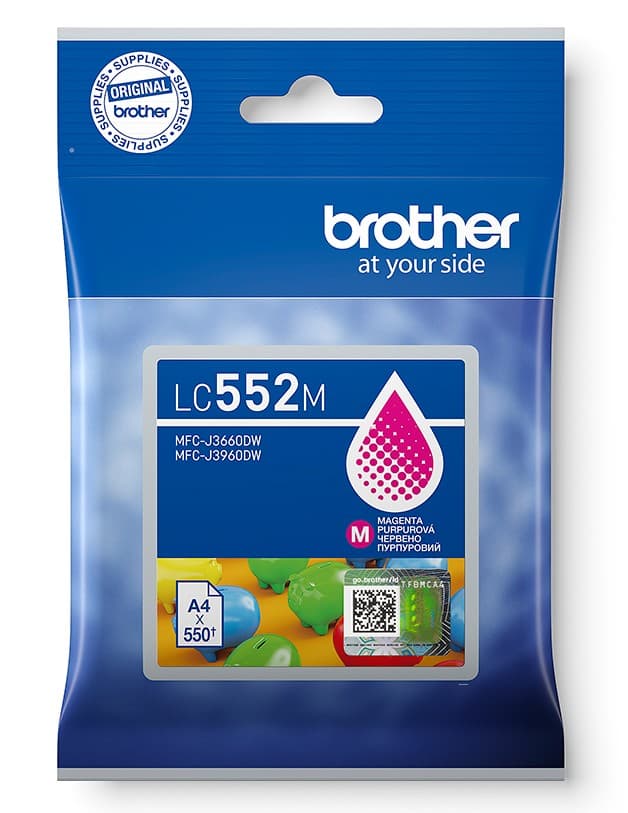 Brother LC-552M - inkoust purpurový