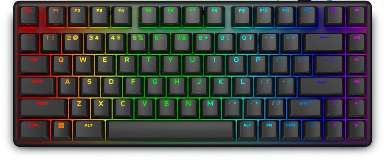 Alienware Bezdrátová USB + Bluetooth IE layout Černá