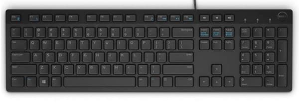Dell KB216 Drátová USB US layout Černá