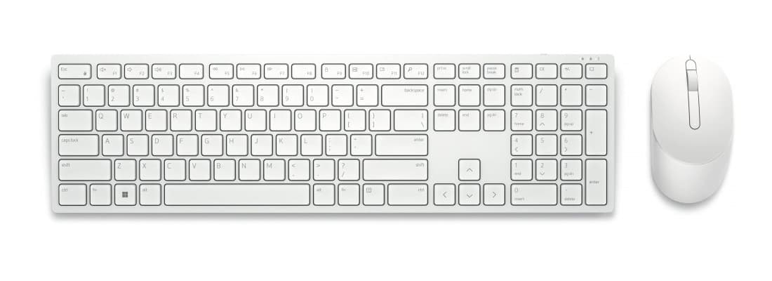 Dell klávesnice + myš, KM5221W, bezdrát.CZ SK bílá