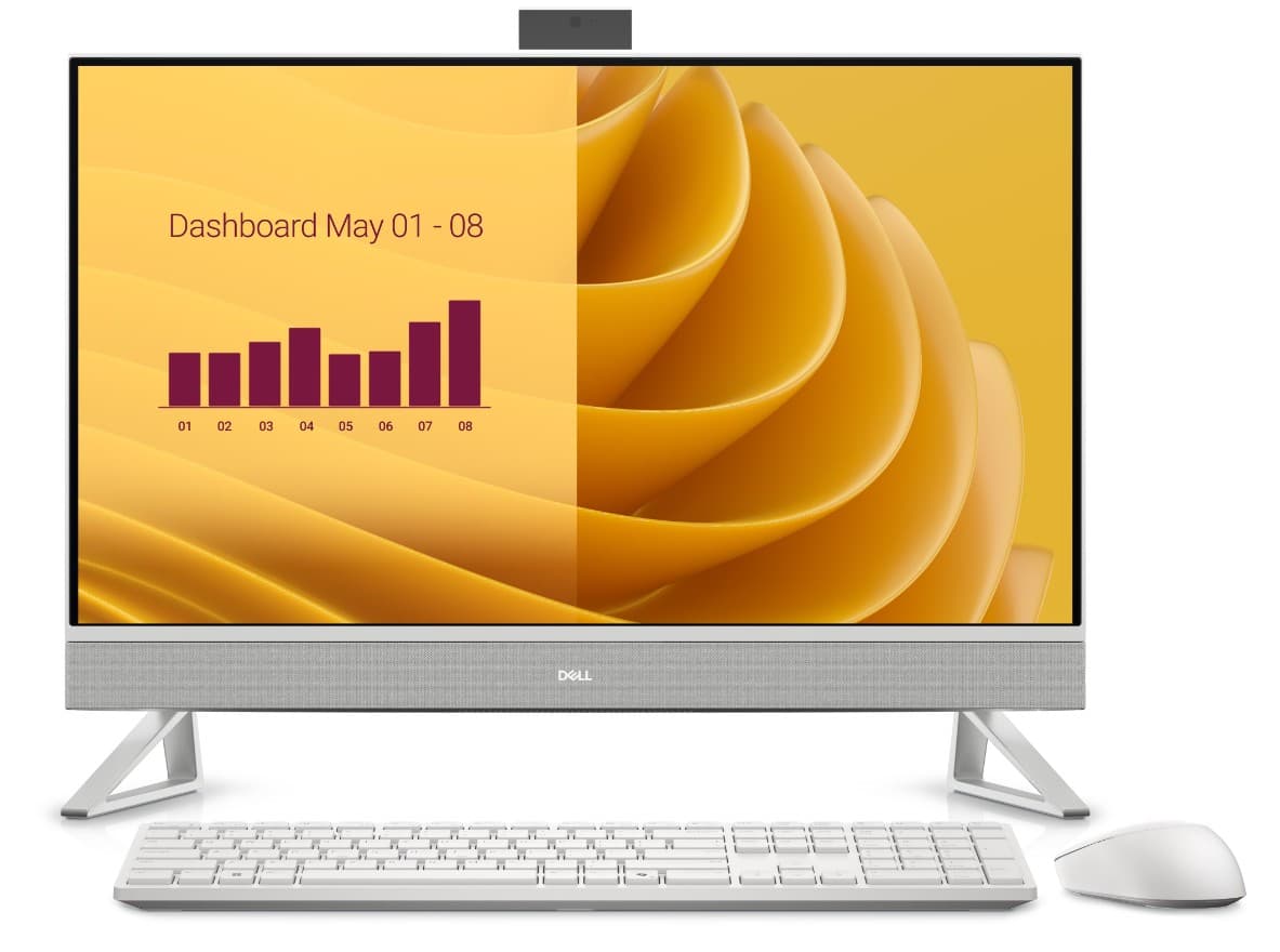 Dell/27 All-in-One EC27250/27"/FHD/T/7-150U/16GB/1TB/MX 570A/W11P/Bílá/3ROn-Site