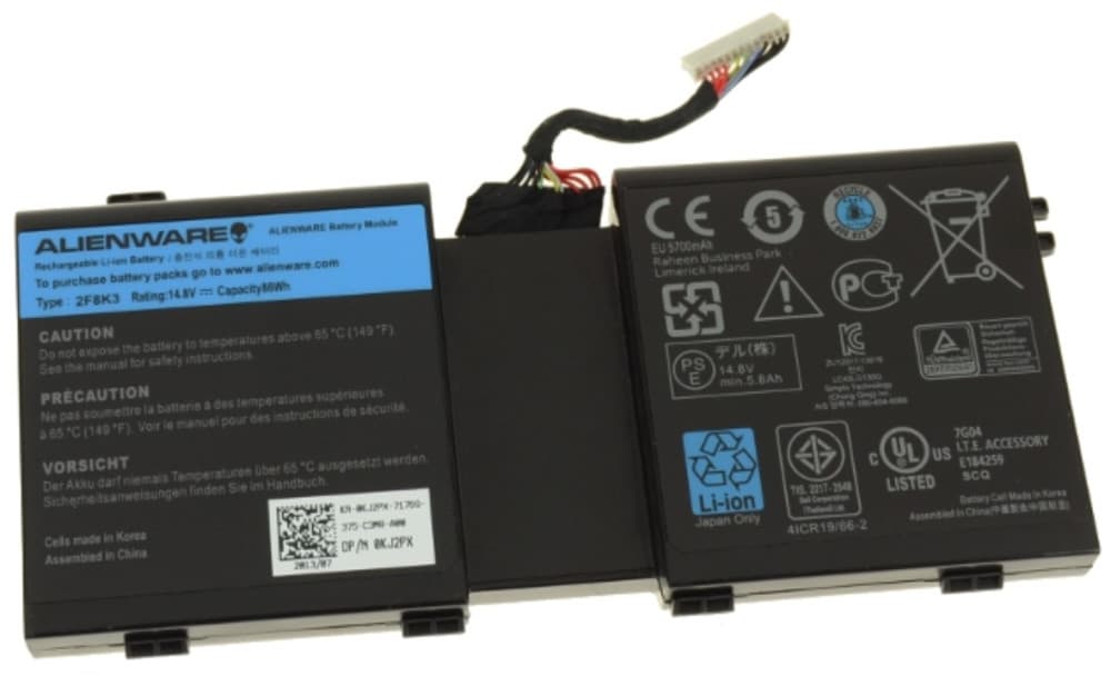 Dell Baterie 8-cell 86W HR LI-ION pro Alienware NB
