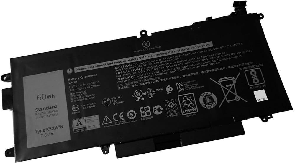 Dell Baterie 4-cell 60W HR LI-ON pro Latitude 5289, 7389, 7390 2v1