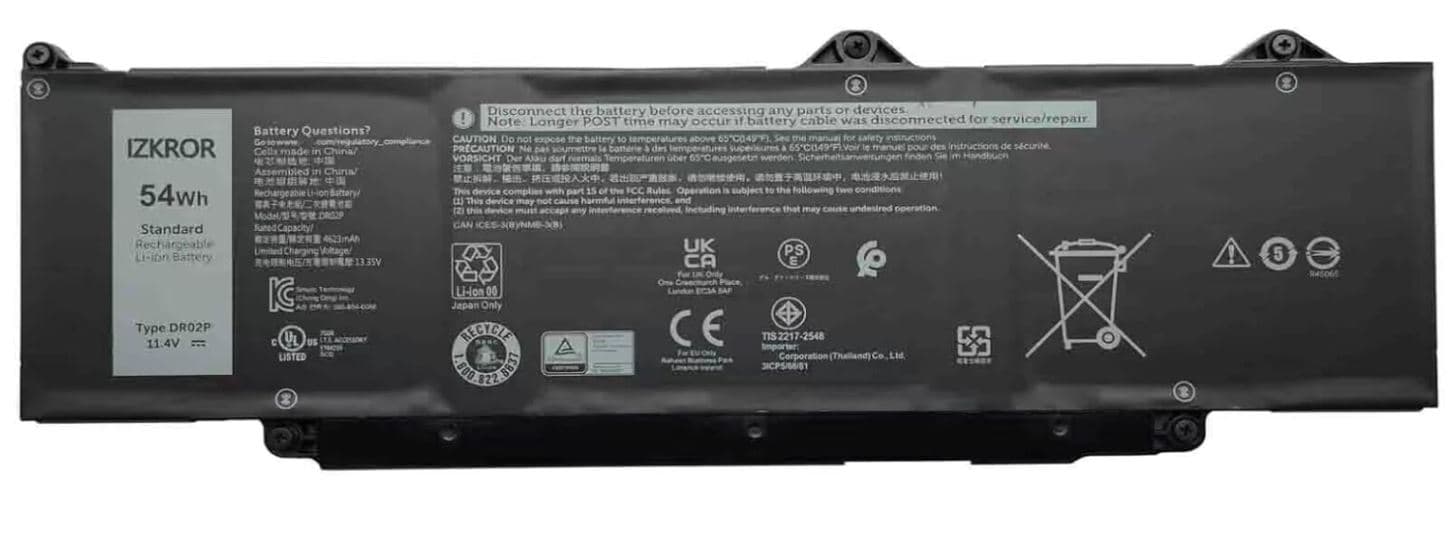 Dell Baterie 3-cell 54W HR LI-ION pro Latitude 5340,5440,5540, 5450, Precision 3480, 3580