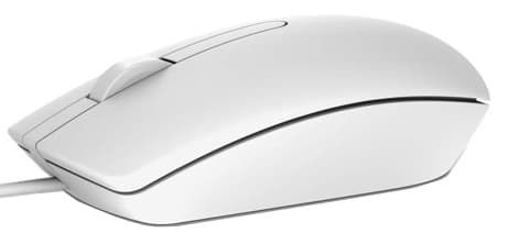 Dell MS116 Kancelářská Optická 1 000 DPI Drátová USB Bílá