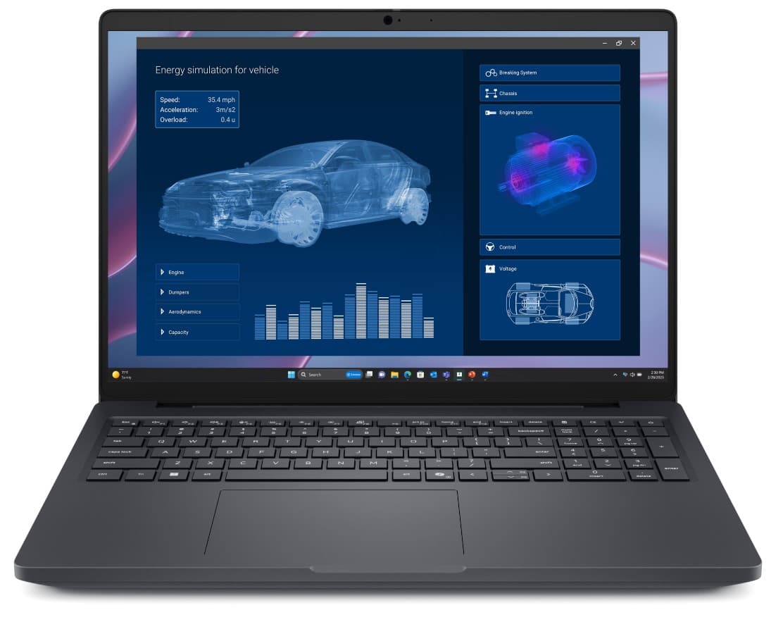 Dell Pro Max 16 MC16255 AI7PRO-350 16" WUXGA 32GB 1TB RTX 1000 W11P Gray 3R NBD