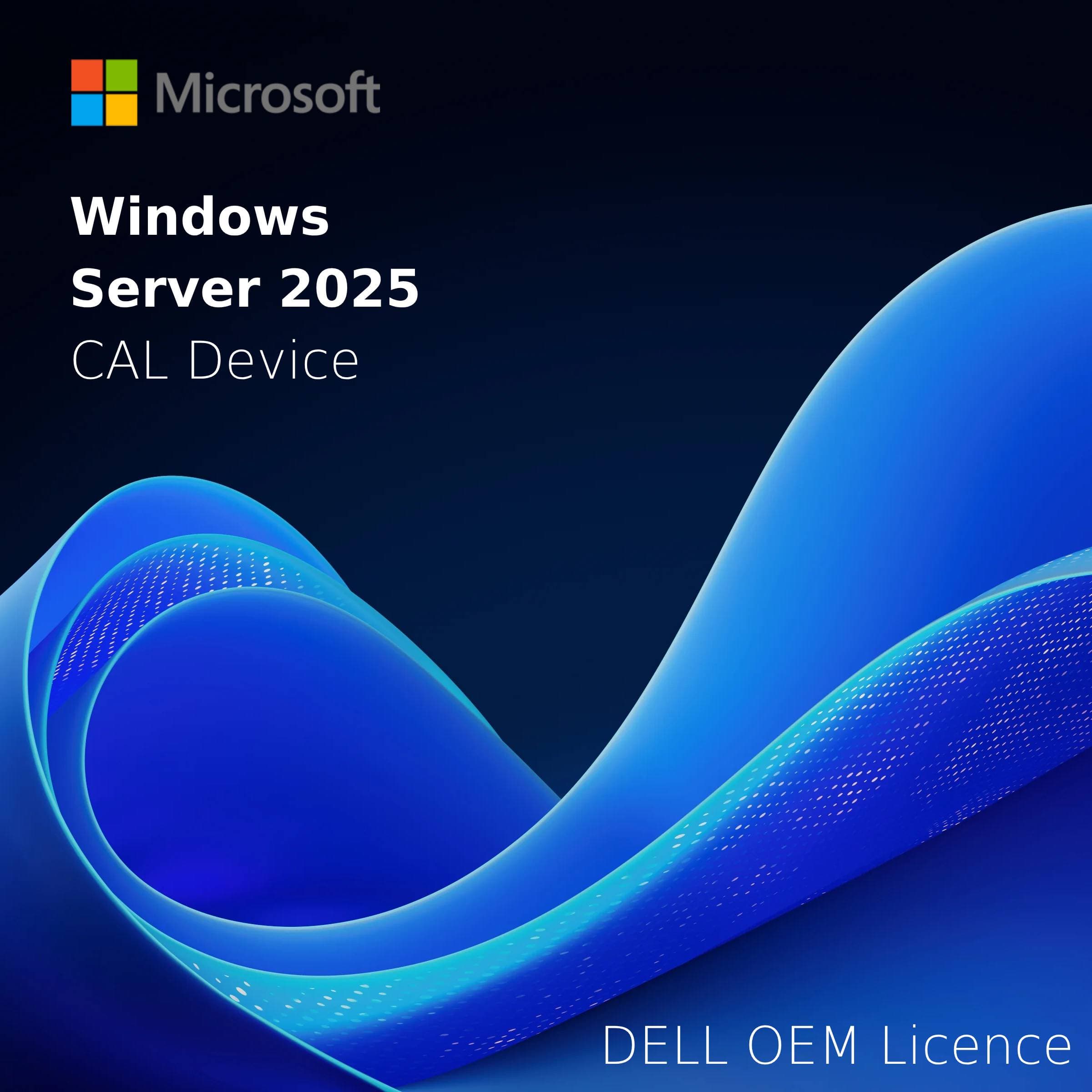 Dell 5x CAL Device Windows Server 2025 2022 OEM