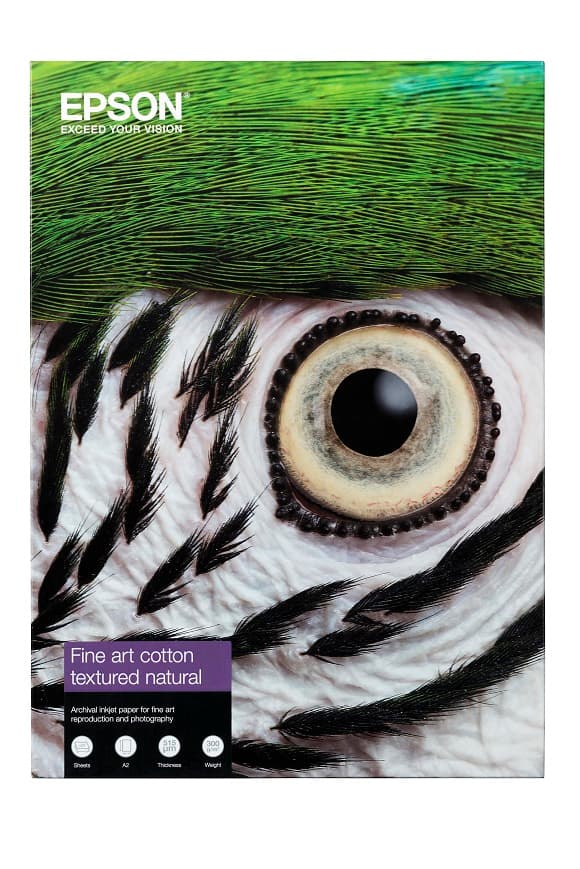Epson Fine Art Cotton Textured Natural A4, 25 s.