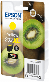 EPSON singlepack,Yellow 202XL,Premium Ink,XL