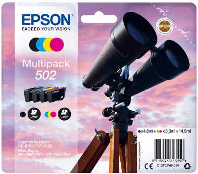 EPSON multipack 4 barvy,502 Ink,standard