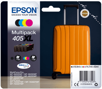 Epson Multipack 4 Colours 405XL DURABrite Ultra Ink