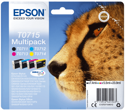 Epson Multipack 4-colours T0715 DURABrite UltraInk