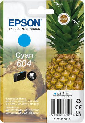 EPSON Singlepack Cyan 604 Ink